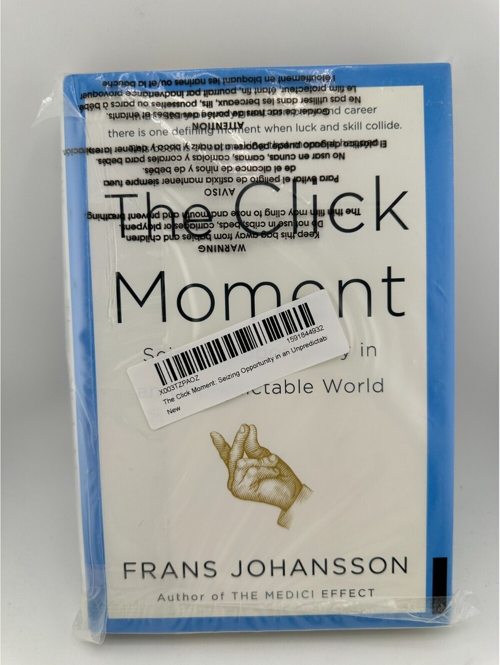 The Click Moment Frans Johansson NEW SEALED Hardcover